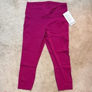Lululemon Athletica Magenta Leggings